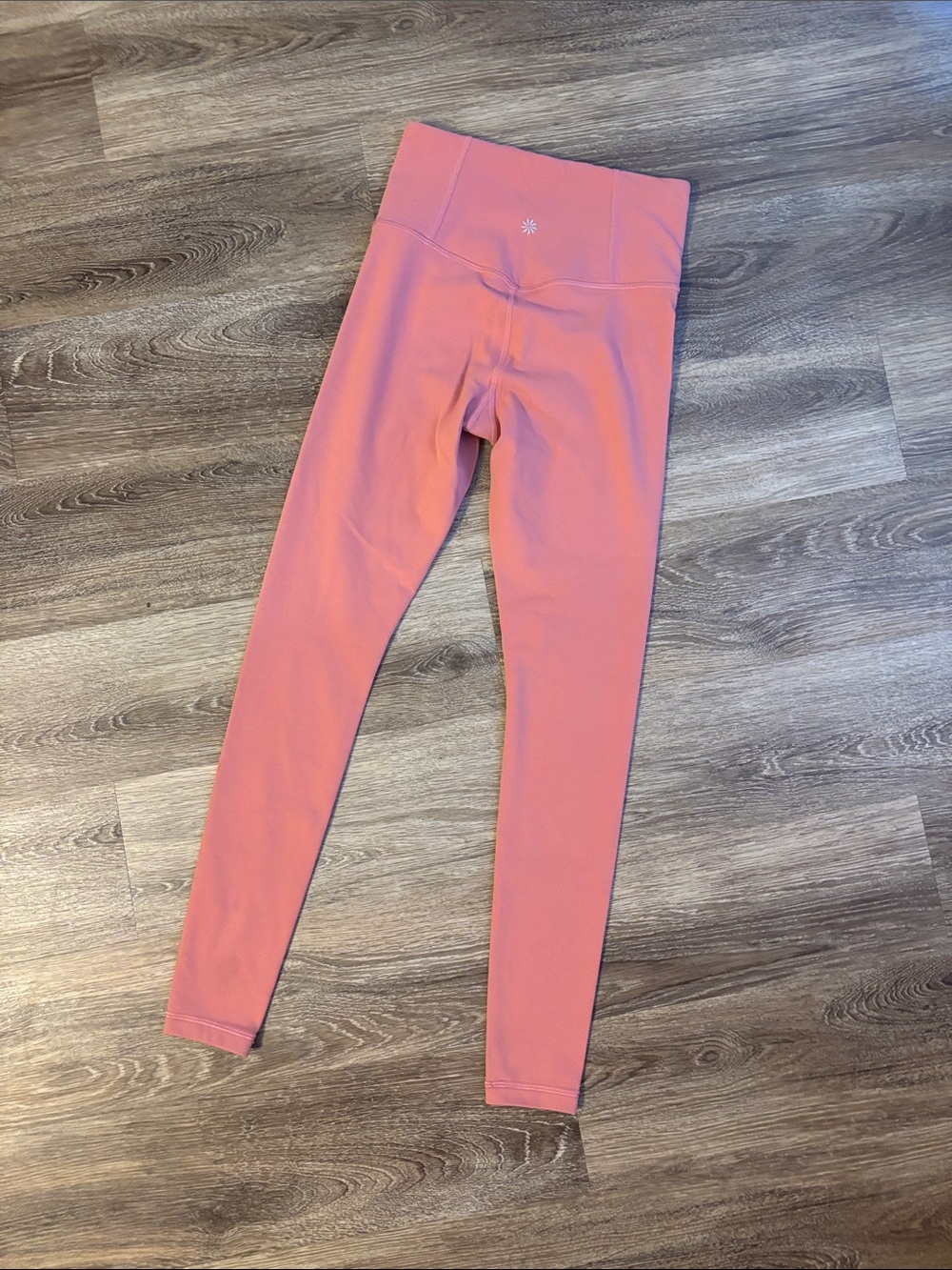 Womens High-Waist Active Leggings - Coral Pink